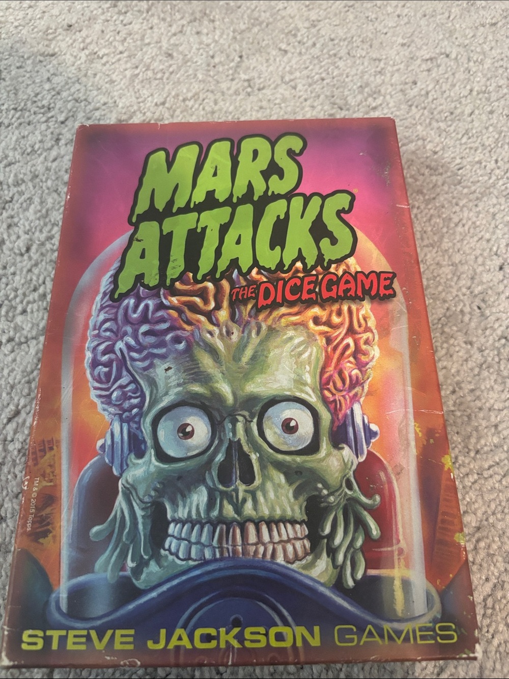 Mars Attacks Dice Game - Green 1st edition